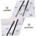 Baluue 10 Pcs Makeup Brush Makeup Eyeliner Brush Eyebrow Brush Makeup Eyeliner Wand Artificial Fiber Black - Buy Online on GoSupps.com