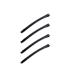 Chironal 100Pcs Black Bobby Pins Black Barrette Hair Clips Hairstyle Tools Accessories Unisex (thick)
