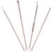 4PCS/SET Blackhead Removal Tool Pimple Cleansing Tool Kit Stainless Steel Acne Pimple Extractor Acne Remover Tool With Box(Rose Gold) pimple extractor - Buy Online on GoSupps.com