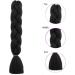 Traziewell Hair Extension Braiding Hair Natural Black Pre Stretched Easy Braid Soft Synthetic Fiber Crochet Braids Hair Extensions for Women 1806 FH001806 L - Buy Online on GoSupps.com