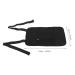 Organic Cotton Castor Oil Pack - Leak-Proof Reusable Hip Bag for Waist Washable Black Button Wrap - Buy Online on GoSupps.com