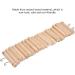 Wooden Hamster Ladder - Pet Suspension Bridge for Climbing and Swinging - Ideal for Mice, Gerbils, Chinchillas, and Parrots - Buy Online on GoSupps.com