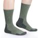 YUEDGE Men's Sports Socks - 5 Pairs Breathable High-Performance Hiking & Trekking Socks (Size 38-42) - Green - Buy Online on GoSupps.com