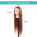 Frising Head Exercise Head - Professional 66 cm Brown Makeup Training Head for Hairdressers & Cosmetology - Buy Online on GoSupps.com