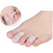 SILICONE Toe Sleeve Protectors - 4 Pairs | Adjustable Gel Open Toe Tubes for Toe Protection - Buy Online on GoSupps.com