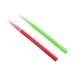 Mikinona 2pcs Can Be Food Coloring Pen Edible Ink Pens Baking Supplies Food Color Pencils Cookie Cake Plastic 16.6X1X1CM Red Green