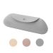 Travel Makeup Brush Holder Magnetic Anti-fall Out Silicone Makeup Bag Makeup Brush Pouch Makeup Brush Organizer for Travel/Outdoor (Grey)