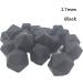 Arakierst 17mm Silicone Polygon Beads - 30pcs Geometric Icosahedron Loose Pearls for Jewelry Making - Buy Online on GoSupps.com