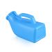 1000ml/34oz Male Portable Urinal Pee Bottles Home Urinal Potty for Men(White/Blue)(Color:Blue) Happy