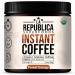LA Republica Instant Coffee Organic Arabica & Robusto Blend 2.05 oz (71 g)