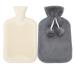 MYAMIA 1L Hot Water Bottles with Cover Rubber Hot Water Bags Pain Relief Hot Water Bags-X