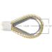 Extreme Max BoatTector Premium Double Braid Nylon Anchor Line 3/8 x 250' - White & Gold - Buy Online on GoSupps.com