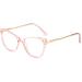 FLYRANGOOV Cat Eye Blue Light Blocking Glasses for Men & Women | Anti-Eye Strain UV Protection | Stylish Transparent Computer Glasses - Buy Online on GoSupps.com