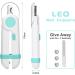 Adiwo 2-in-1 Nail Clippers with LED Light for Dogs & Cats - Claw Scissors Hinge Grinders & Nail Files - Pet Grooming Tool with Protective Spray-Resistant Design - Blue - Buy Online on GoSupps.com