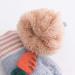 Kids Toddlers Knitted Gloves Mittens with String | Fleece Lined Winter Warm Mittens | Cartoon Cosy Full Finger Gloves | Xmas Gift for Ages 0-3 | Gray - Buy Online on GoSupps.com