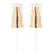 Solustre replacement make-up pump set plastic delicate perfume pump pump pump head top for travel home foundation lotion beauty oil and other liquid cosmetics 2PCs