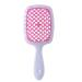 Comb Fluffy Shaped Comb Mesh Comb Wide Tooth Air Cushion Comb Massage Hair Brush Styling Tool Wide Tooth Comb (Color : White Pink)