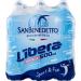 San Benedetto Free Natural Water Lot of 6 bottles of oligomineral water in jetable PET 500 ml + Tomato Pulp 400 g