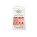 Red Stiletto Press-On Nails | Oval Short False Nails for Women & Girls | 24PCS Nail Art Set | International Shipping - Buy Online on GoSupps.com