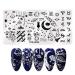 8 Pcs Nail Stamper Kit with Templates - Lace, Animal, Flower, Constellation Designs - Buy Online on GoSupps.com