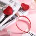 Lurrose Red Sequin Heart Headband - Festive Love-shaped Hair Boppers for Parties and Festivals - Buy Online on GoSupps.com