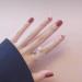HUIL Artificial Nails Fake Nails False Nail Length and Length Wear Bride Finished Manicure Fake Nails