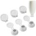 Inverted Bottle Lid - Inverted Leak-Proof Bottle Lid | White Bottle Lid Set No Waste Bottle Lids for Condiment Containers Shampoo Bottle - Buy Online on GoSupps.com