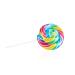Large Lollipops - Swirly Lollies - Rainbow Lollipops - Lolly - Cake Toppers 100g 1 Lollipop (Rainbow - Mixed Fruit)