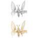10Pcs 3D Movable For Butterfly Barrettes Clips Hair Clips Metallic Flying For Butterfly Barrettes Women Movable Butterfly Hairpins - Buy Online on GoSupps.com