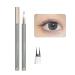 Double Tip Lower Eyelash Pencil 3D Waterproof Eyelash Pen Eye Liner Liquid Eyeliner Dual Pronged Bottom Eyelashes Pen Waterproof Liquid Eyeliner for Makeup for Natural Eye Makeup (Gray Black)