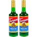 Torani Cr me de Menthe Flavour Syrup 750ml bottle 2 Pack green