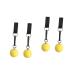 Beavorty 4 sentences Passage handle Exercise training ball Griffkraftball Sports devices Sport devices grip-trainer slide-resistant handle trainer household gymnastics ball fitness equipment grip ball powerball 21x3.8cmx2pcs different colors x 2 pieces