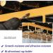 Metal Wine Glasses Hanger Wine Storage Display Shelf Wine Glass Racks Bilayer 60-200cm Ceiling Bottle Rack Width/Height Adjustable High Load-Bearing Capacity (Gold 60cmx30cm) - Buy Online on GoSupps.com