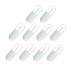 Gatuida Flacons de Gloss L vres Vides 10 Pcs 5 Ml Capsules Vertes L gers Portables pour Maquillage Bricolage Usage Personnel