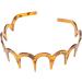 Zig-Zag Long Tooth Headband for Women Girls Plastic Resin Non-Slip Comb Hair Hoop Hairband Hair Accessories - Buy Online on GoSupps.com