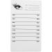 Eyelashes Extension Board Acrylic Eyelashes Grafting Storage Board with Measuring Function Fake Eyelashes Storage Palette for Lash Technicians - Buy Online on GoSupps.com