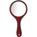 Vintage Handheld Mirror with Wood Handle - Green | Makeup & Hairdressing Vanity Mirror for Salon & Barbers - Buy Online on GoSupps.com