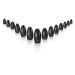 nako. 10 Pack Tungsten Flipping Weights Fishing Sinkers | Fishing Weights for Bass Fishing | Buck Pack No Chip Black 3/16 oz - 10 Pack