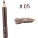 Healvian 6 Pcs Eyebrow Pencil Brush White Eyeshadow Brown Eyebrow Pencil Gel Eyeliner Pencil Eyebrows - Buy Online on GoSupps.com