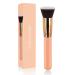 Foundation Brush Flat Top Kabuki Brush by Refreshyourlife Liquid Blending Mineral Powder Makeup Brush (Orange)