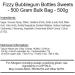 Fizzy Bubblegum Bottles 500g Bag - Buy Online on GoSupps.com