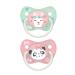 Exotic Animals Canpol Babies Pacifier Set Anatomical Silicone 6-18 m Pink
