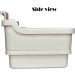 Kathson Extra Large Rabbit Litter Box Trainer - Bunny Toilet for Guinea Pig, Rats, Chinchilla, Ferret - White - Buy Online on GoSupps.com
