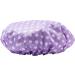 Eslite Waterproof Double Layers Shower Caps for Women - Pack of 4 (Purple White Dot) - Buy Online on GoSupps.com