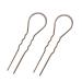 U Shape Hairpins Hair DIY Craft for Women Girls 10 Pieces (Ancient Bronze)