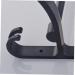 OSALADI 2pcs Cabinet Hooks Wall Towel Rack Towel Holder Self- Coat Hanger Wall-Mounted Double Towel Bar Blackx2pcs Size 1x2pcs - Buy Online on GoSupps.com