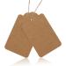 SallyFashion Kraft Paper Tags - 600 PCS Craft Hang Tags with Free Natural Jute Twine for Gifts, Arts and Crafts, Wedding, Holiday - Brown - Buy Online on GoSupps.com
