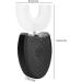 FDIT Waterproof Rechargeable U-Shaped Electric Toothbrush - Silicone Ultrasound Whitening Brush with 4 Modes (Black) - International Shipping Available - Buy Online on GoSupps.com
