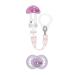 Buy Mam Schnuller & Pacifier Chain 6+ Months - Anatomically Symmetrical Silicone Pacifier Washable Chain Random Colors - Ideal for All Types of Pacifiers | International Shipping Available - Buy Online on GoSupps.com