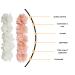 Kapsing 2-Piece Baby Headband Set | Elastic Turban Hairbands for Newborns & Toddlers | Flower Accessories for Baby Girls - Buy Online on GoSupps.com